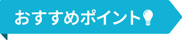 おすすめポイント