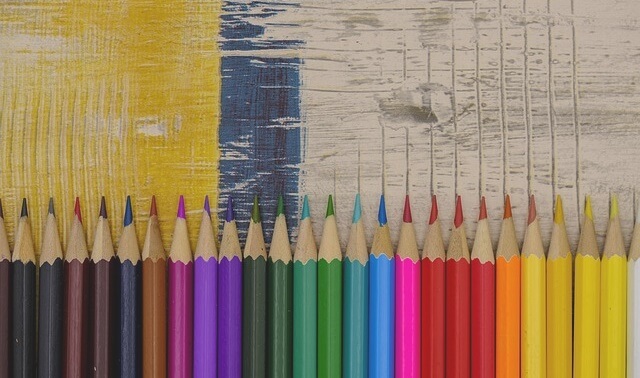 今日のラッキーアイテム「色鉛筆」