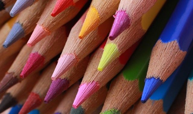 今日のラッキーアイテム「色鉛筆」
